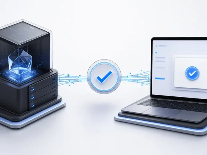 Una decisió de verificació retornada per l’API