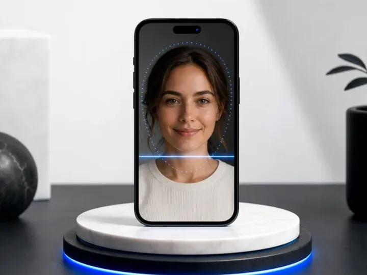 Un telèfon intel·ligent que verifica la presència d’una persona real